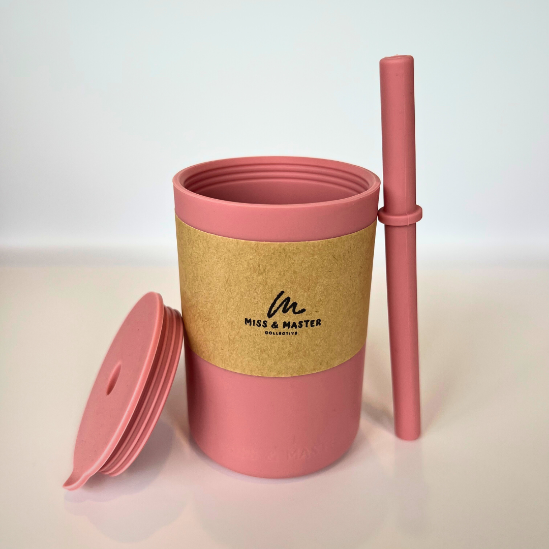 Pink Silicone Smoothie Cup - Miss & Master Co.