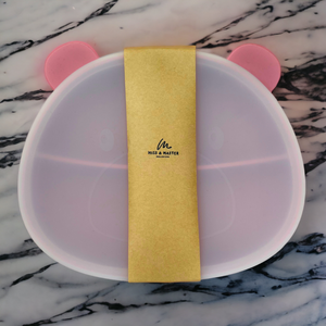 Open image in slideshow, Pink Bear Silicone Suction Plate - Miss &amp; Master Co.

