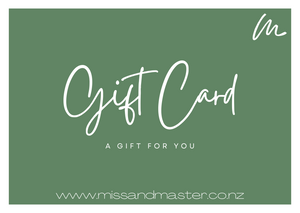 Open image in slideshow, GIFT CARDS - Miss &amp; Master Co.
