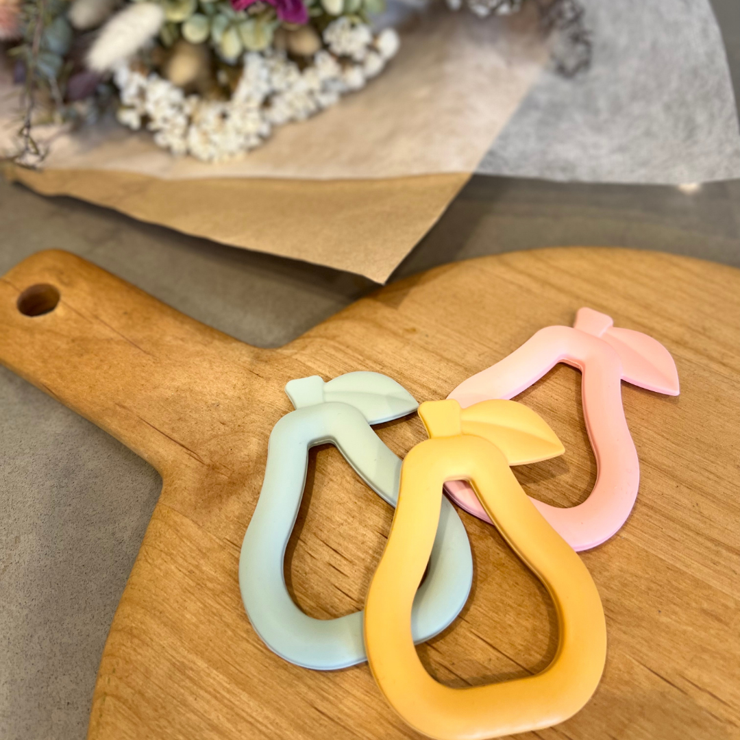 Pear Teether Gift Set