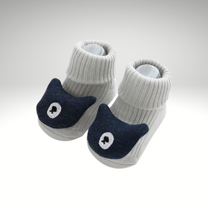 Open image in slideshow, Blue Bear Baby Socks
