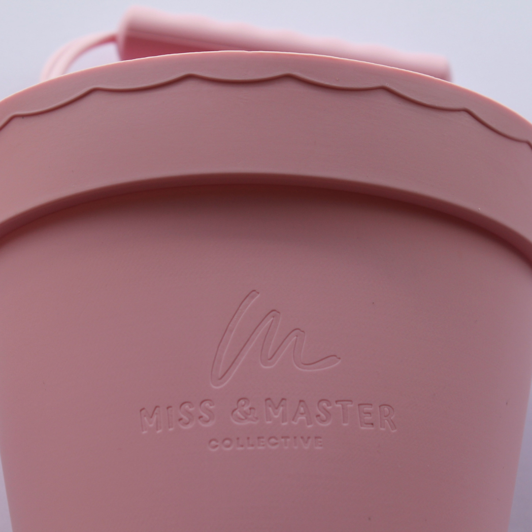 Pink Miss & Master Logo on Silicone