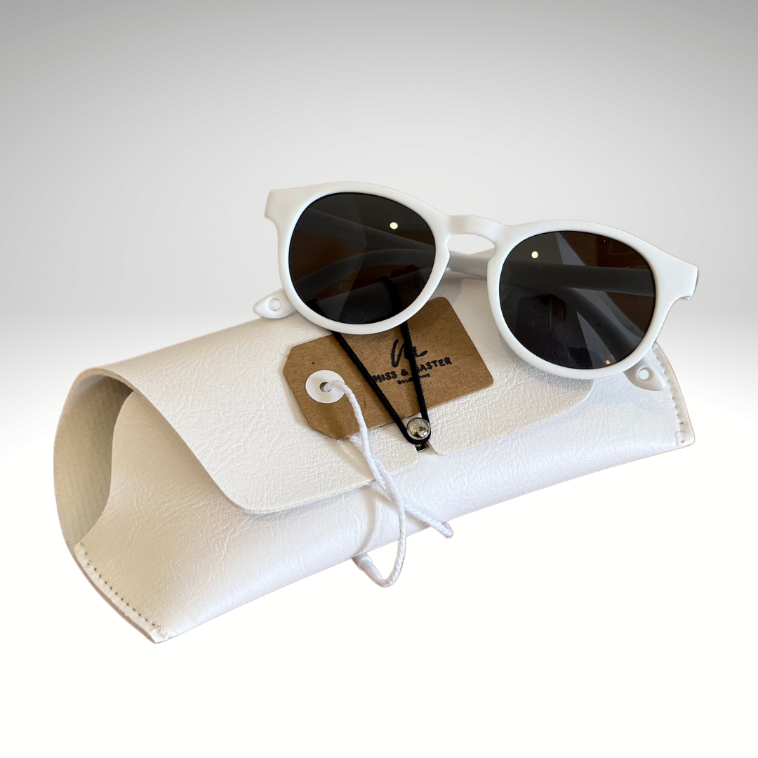 Baby Sunglasses White - Miss & Master Co